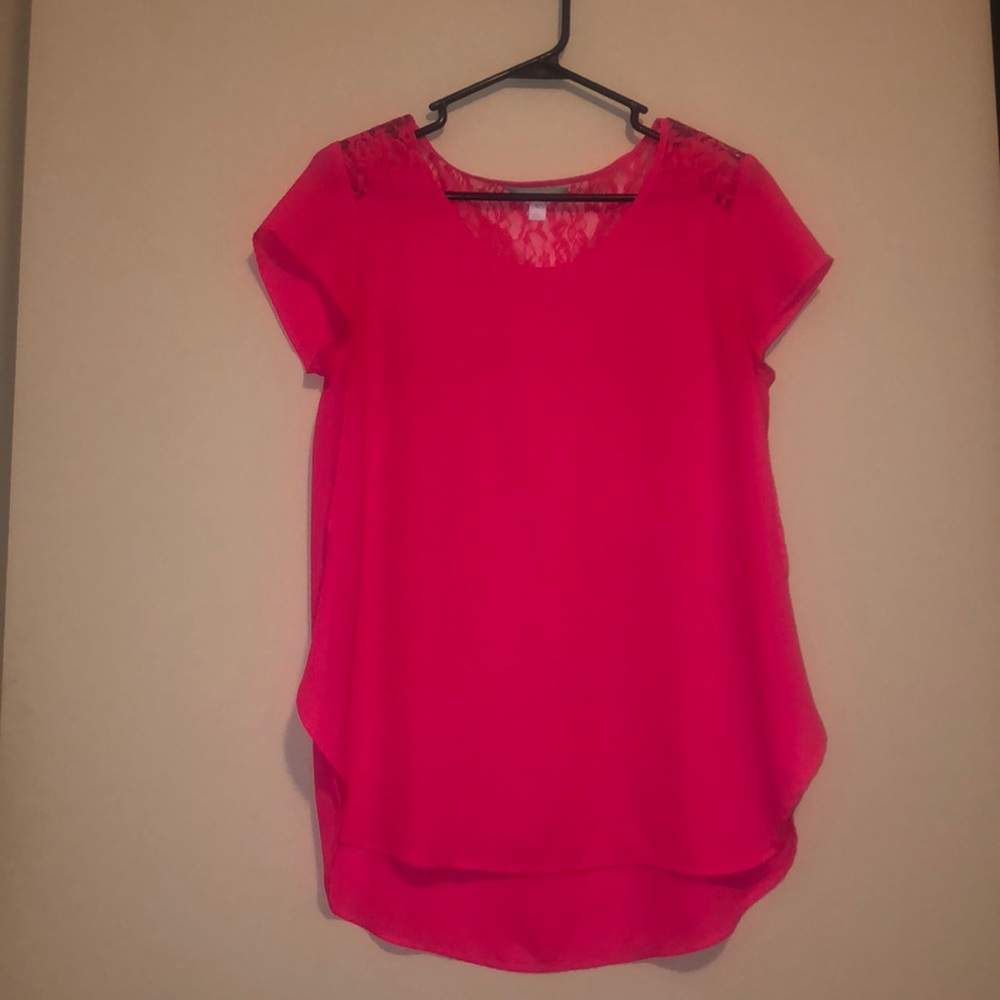 Pink blouse